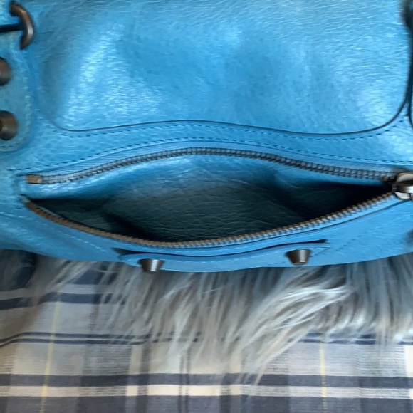 Balenciaga Blue Twiggy Shoulder Bag - Picture 6 of 16